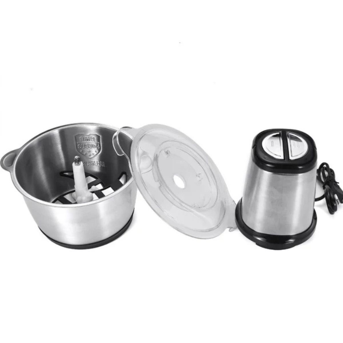 Tocător Electric cu Vas din Inox 3L – Putere, Durabilitate și Capacitate Mare