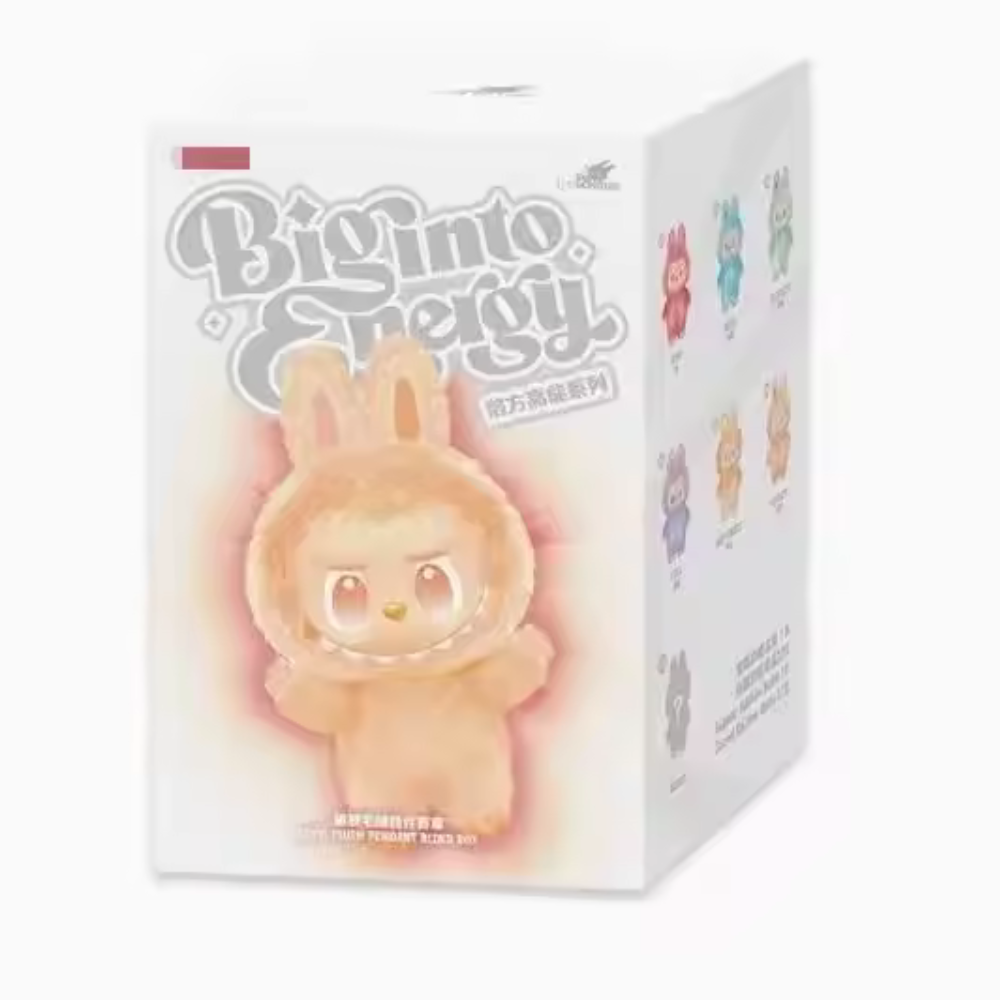 Jucărie de Pluș Labubu - Big Into Energy-cu Agățătoare, Model Surpriză Mystery Box