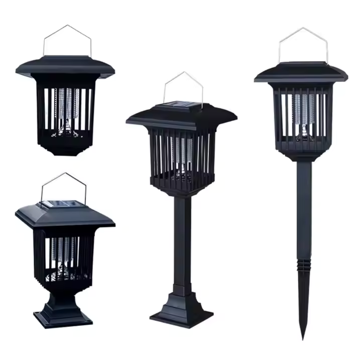 Lampa solară 2 în 1 cu LED UV – Anti-insecte și Iluminare decorativă pentru grădină si terasă