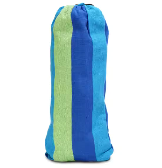 Hamac Textil cu Bare din Lemn – Confort Maxim, Ideal pentru Grădină, Camping sau Terasă