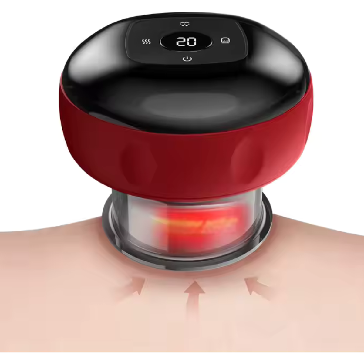 Aparat Vacuum Electric Masaj Anticelulitic – Încălzire Integrată, 2 Moduri Presiune, USB, Terapie Cupping Corp