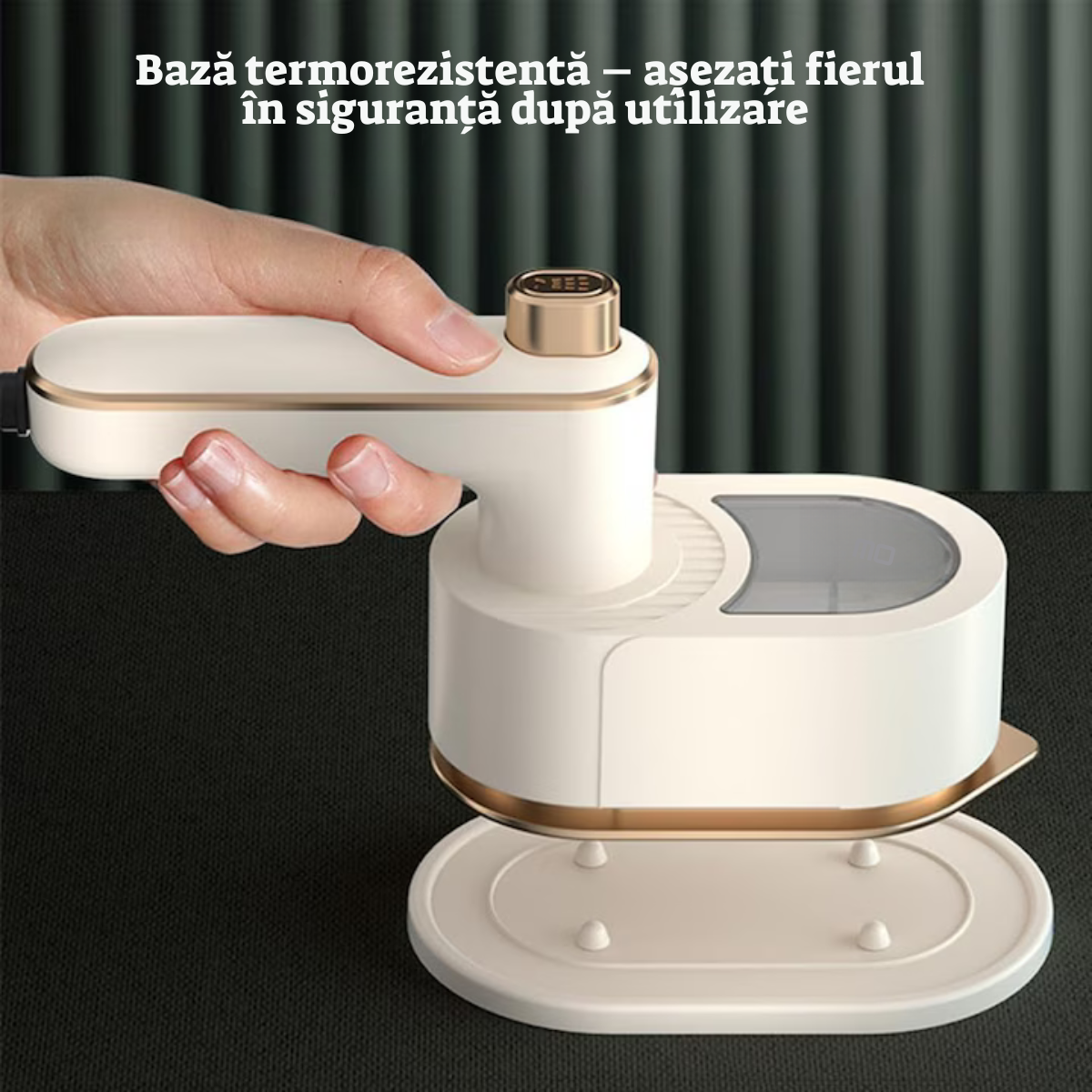 Mini Fier de Călcat cu Abur pentru Călătorii – 40 W , Compact, Ușor și Eficient