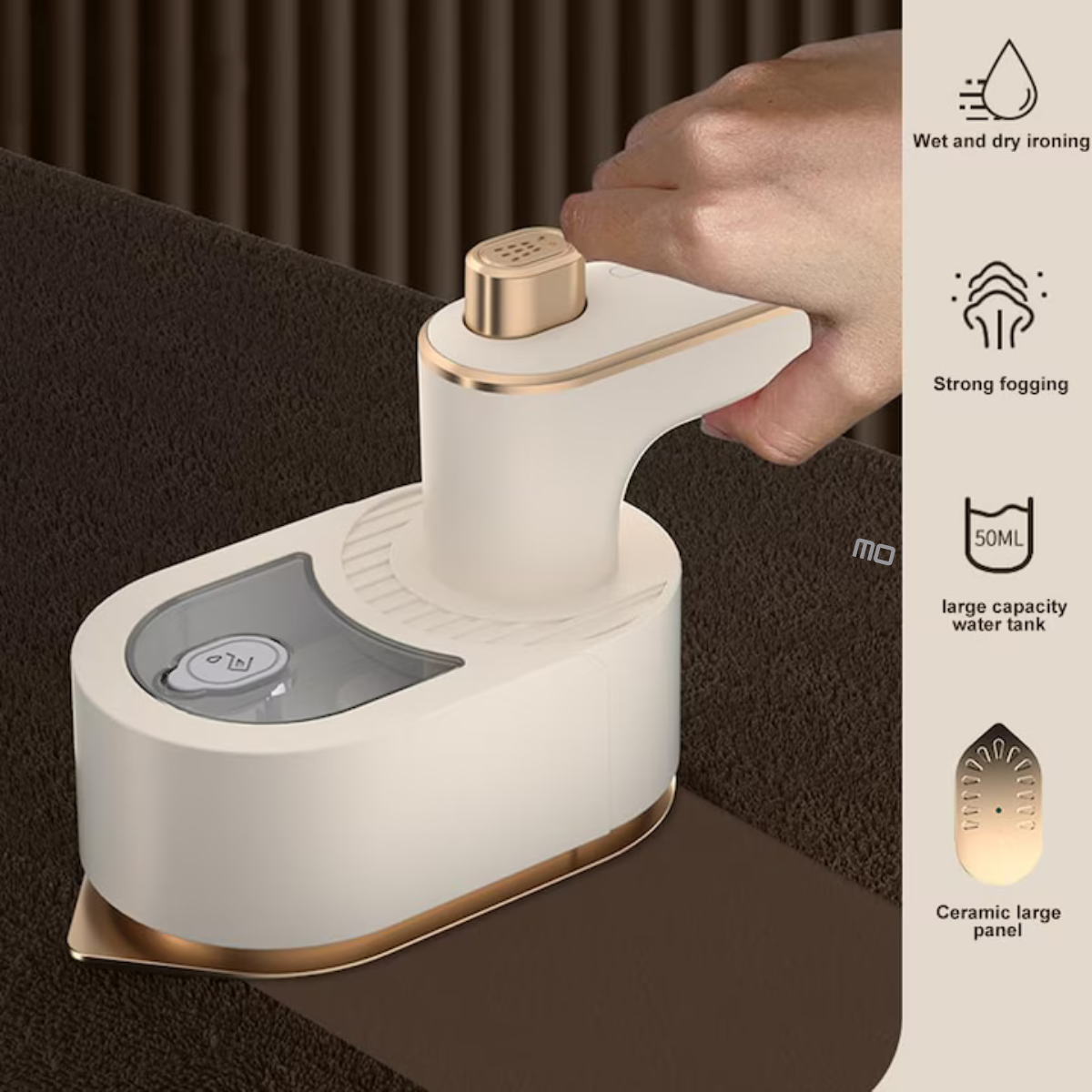 Mini Fier de Călcat cu Abur pentru Călătorii – 40 W , Compact, Ușor și Eficient