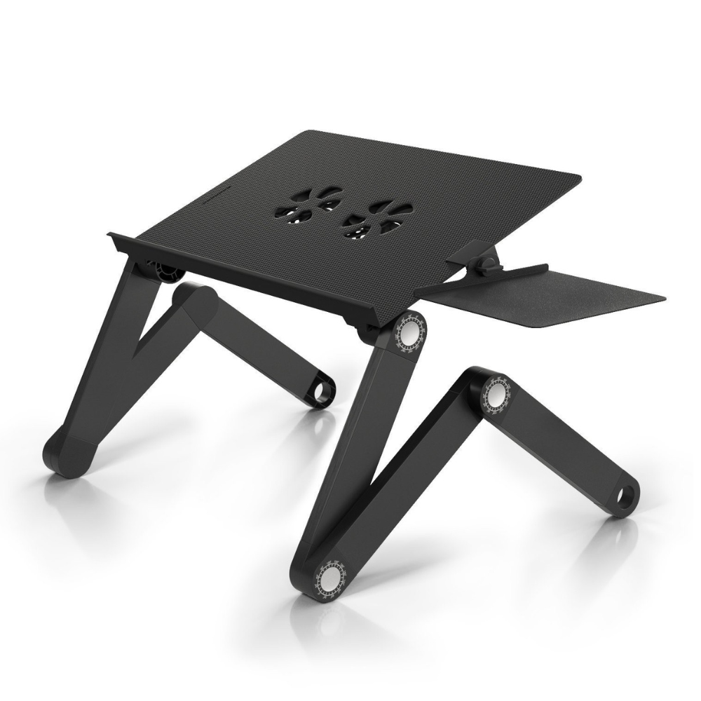 Masa Laptop T8 cu doua ventilatoare ,reglabila pe inaltime si diferite unghiuri + cooler incorporat si suport Mouse
