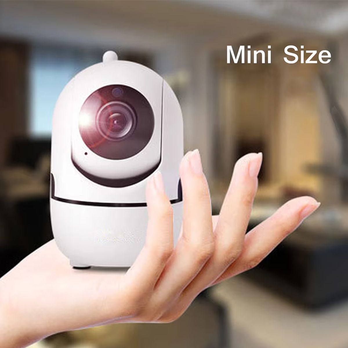 Cameră Supraveghere Baby Monitor WiFi Ultra HD, Audio 2-Way, Night Vision, PTZ, Aplicație compatibila cu IOS & Android