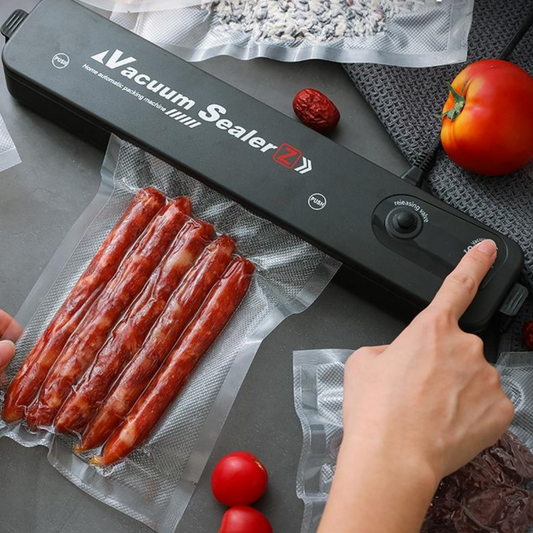 Aparat de Vidat și Sigilat Alimente 90W – Putere de Vid -60kPa | Vacuum Sealer pentru Carne, Legume, Fructe