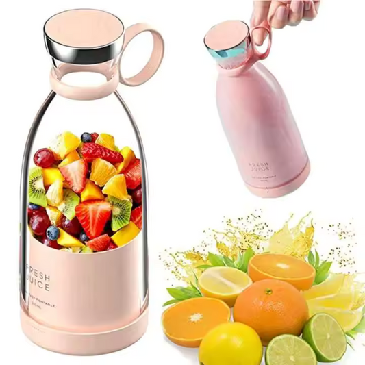 Blender Portabil, 420 ml – Mini Blender USB Reîncărcabil, pentru Smoothie, Fructe și Suc Natural
