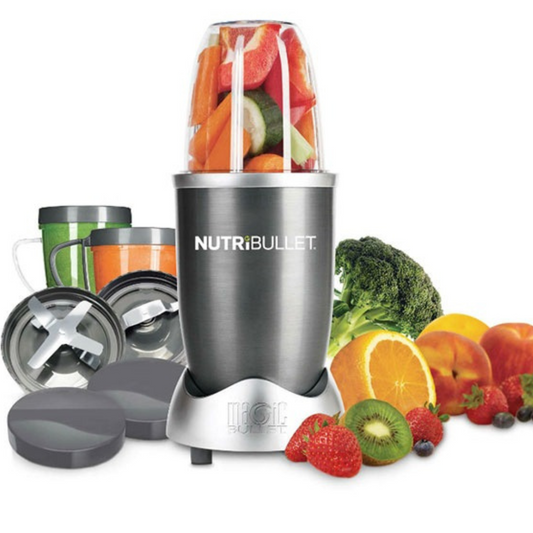 Blender și Storcător NutriBullet 600W – Smoothie-uri Sănătoase în Câteva Secunde | Putere + Accesorii Incluse