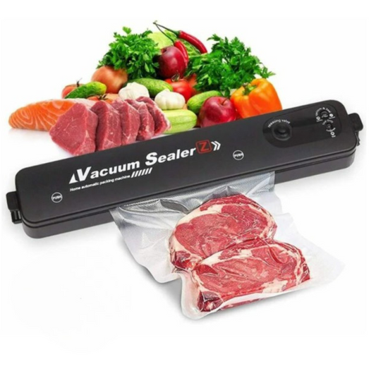 Aparat de Vidat și Sigilat Alimente 90W – Putere de Vid -60kPa | Vacuum Sealer pentru Carne, Legume, Fructe