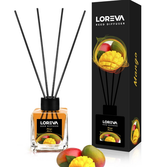 Odorizant cameră Loreva Mango 100ml | Parfum de cameră concentrat, bestseller, aromă exotică