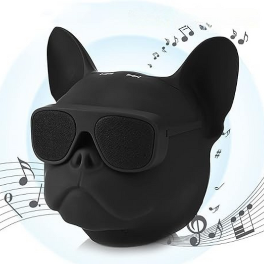 Boxă Portabilă Bluetooth - Design Bulldog, dimensiuni 10/10/10 cm